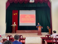 Đồng chí Nông Tuấn Phong - Giám đốc Sở Y tế chủ trì Hội nghị.