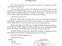Báo giá phụ kiện và dịch vụ sửa chữa hệ thống máy CT – Philips 32 dãy tại Bệnh viện đa khoa tỉnh Cao Bằng.