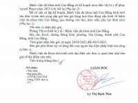 THÔNG BÁO MỜI CUNG CẤP BÁO GIÁ VẬT TƯ Y TẾ PHỤC VỤ MỔ PHACO