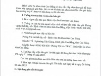 YÊU CẦU BÁO GIÁ