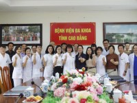 Tập đoàn PC1 làm việc với Bệnh viện đa khoa tỉnh Cao Bằng trong khuôn khổ Chương trình hỗ trợ nâng cao năng lực quản trị bệnh viện.