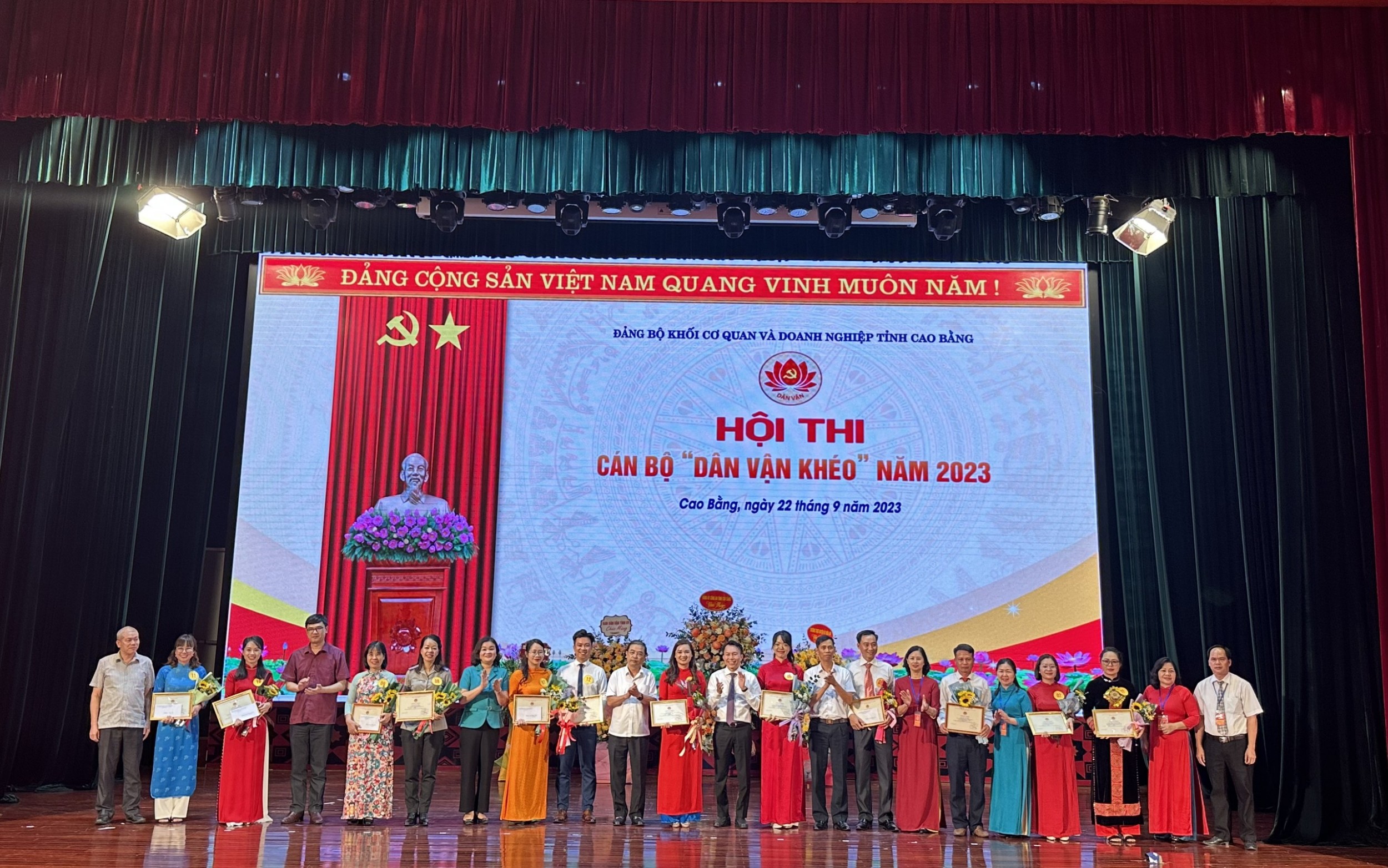 Hội thi Cán bộ "Dân vận khéo" Đảng bộ Khối các cơ quan và doanh nghiệp tỉnh Cao Bằng năm 2023