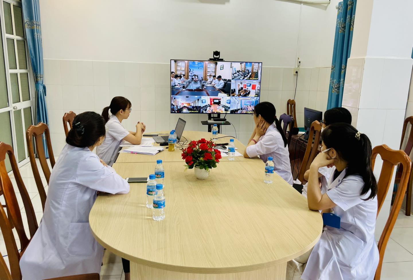 Bệnh viện đa khoa tỉnh Cao Bằng hội chẩn trực tuyến ca bệnh phức tạp sau nhồi máu não với Bệnh viện Tim Hà Nội.