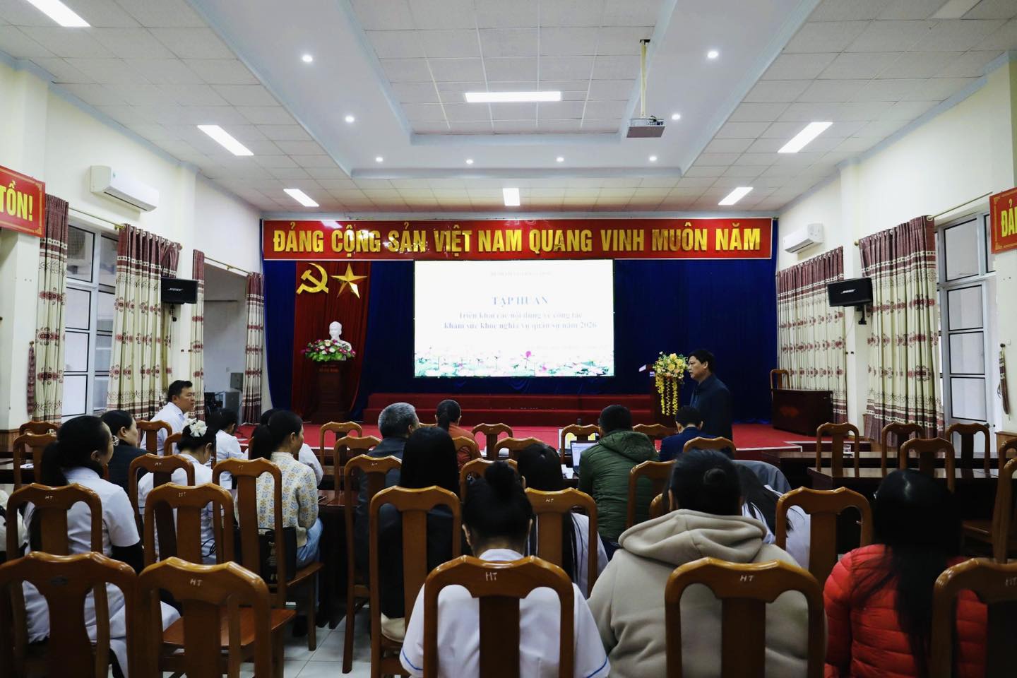 Tập huấn triển khai các nội dung về công tác khám sức khỏe nghĩa vụ quân sự năm 2026