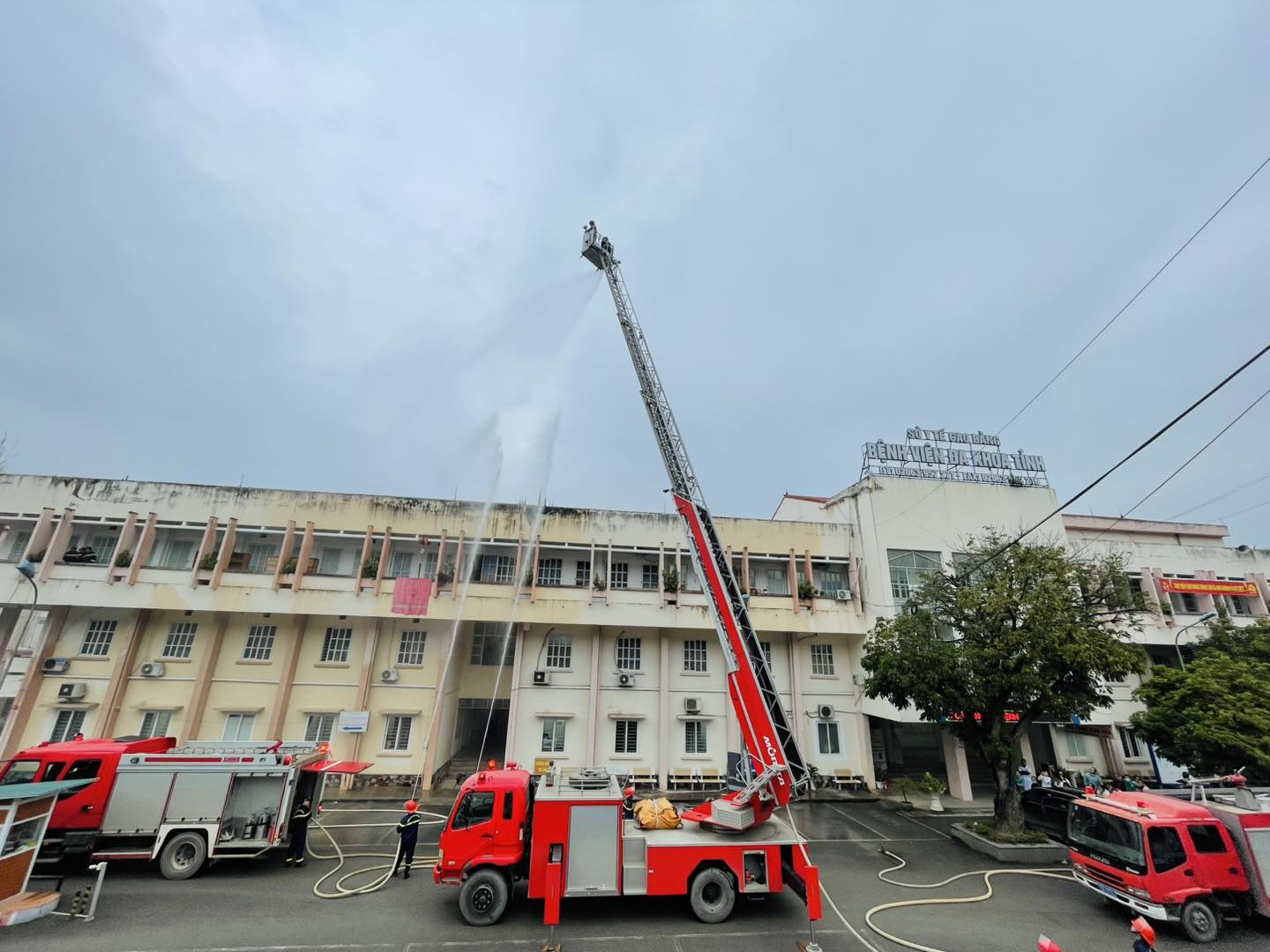 Thực hành phương án PCCC – CNCH với tình huống gải định