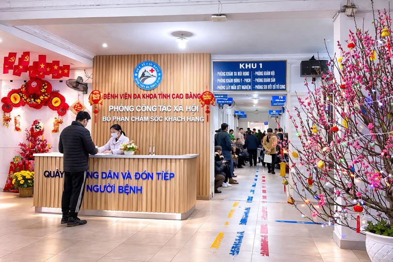 Bệnh viện Đa khoa tỉnh Cao Bằng bảo đảm công tác khám chữa bệnh thông suốt trong và sau kỳ nghỉ Tết