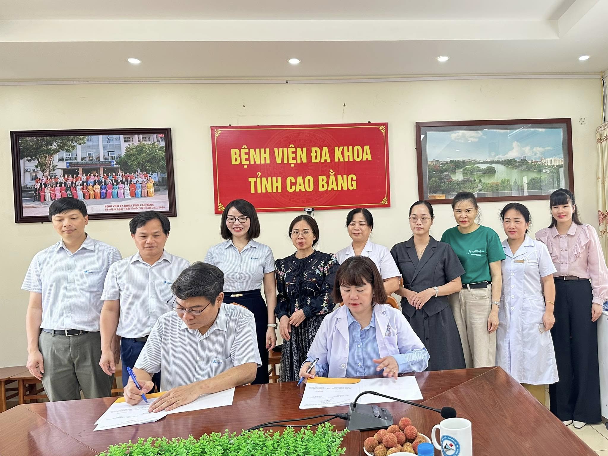 Bệnh viện đa khoa tỉnh Cao Bằng nghiệm thu, bàn giao dịch vụ công nghệ thông tin