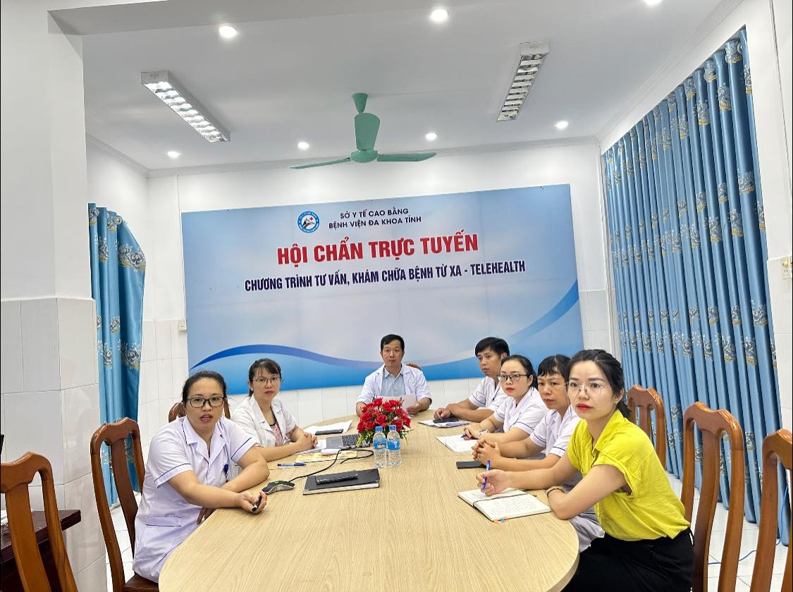 Bệnh viện đa khoa tỉnh Cao Bằng tổ chức Chương trình khám chữa bệnh từ xa và sinh hoạt khoa học tháng 5 năm 2026
